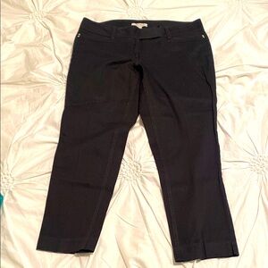 Black ankle length capris trouser - White House Black Market